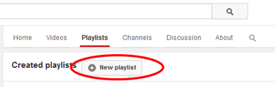 New Playlist